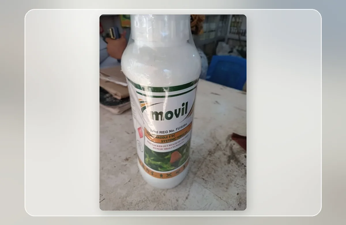 Client-provided fungicide product photograph